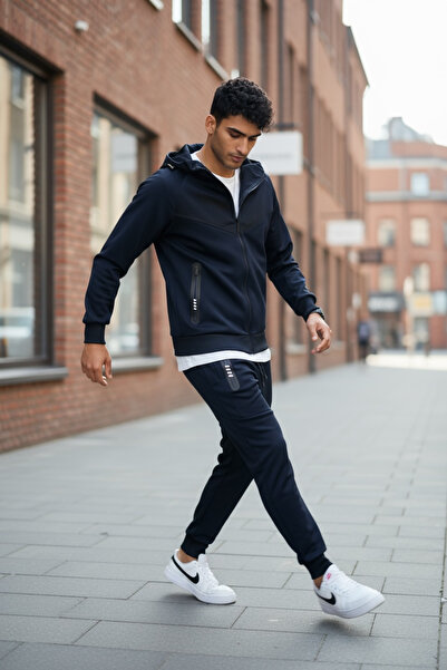 dehaine Men's tracksuit, sweatshirt + pants, Padded, RM05