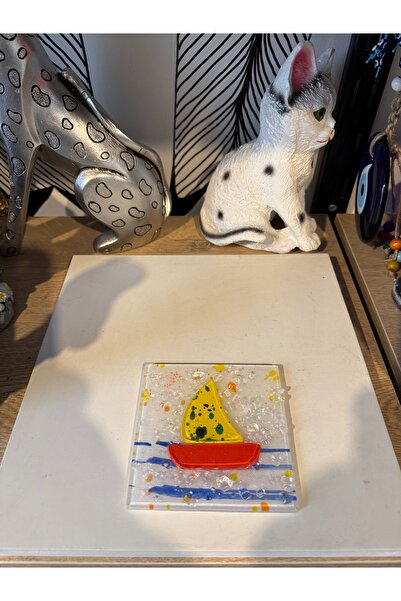 Atak Hediyelik Glass Sail Bathroom Drain 10X10 cm