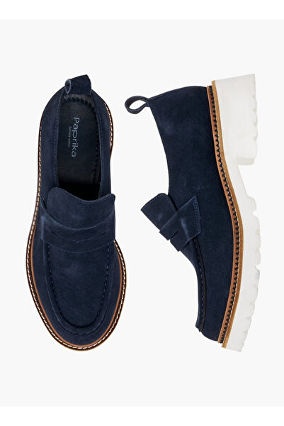 Paprika حذاء نسائي بدون رباط من الجلد