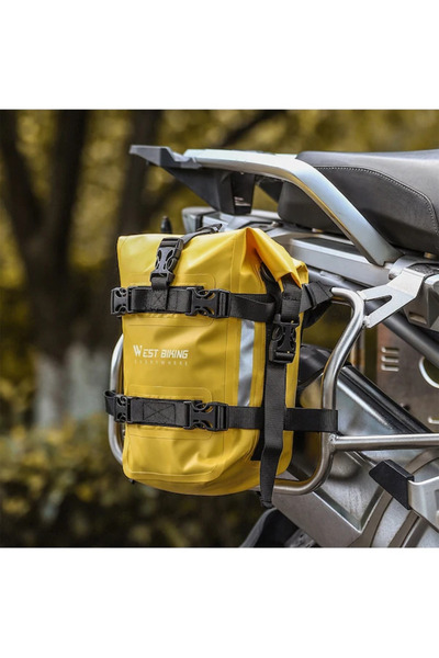 AyShop Waterproof 8L Motorcycle Frame Shoulder Bag