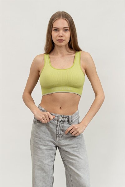 Calvin Klein Kadın Yeşil Spor Sütyeni 00GWS4K220 CWX