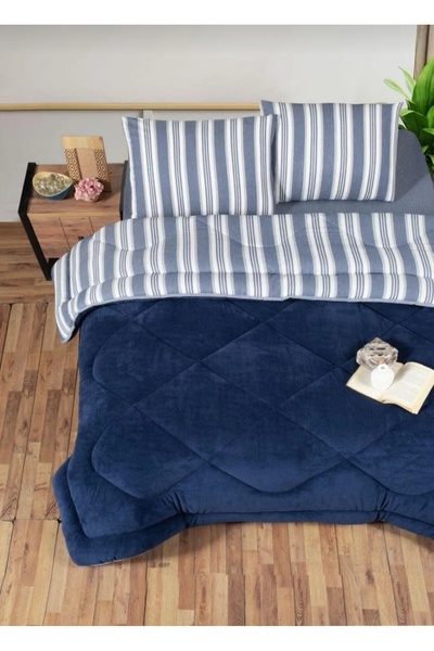 GÜRBULAK TEKSTİL Kristal ranforce çift kişilik soft relax Uyku seti