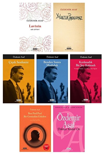 Yapı Kredi Yayınları Özdemir Asaf 7 Kitap Set / Ben Pırıl Pırıl Bir Gemiydim ...