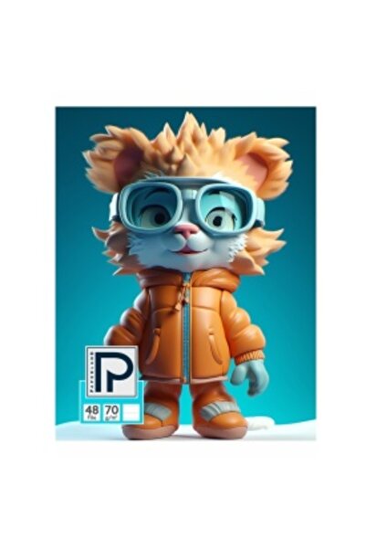 PAPERLAND Set of 10 notebooks A5, 48 pages, dictando,