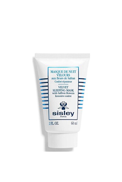 Sisley قناع النوم المخملي للجنسين بزهور الزعفران 2 أونصة للعناية بالبشرة