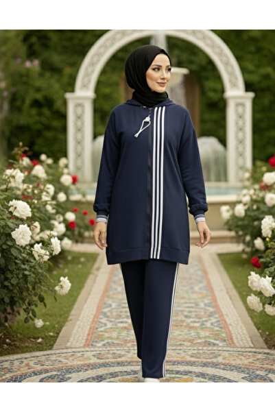 ISTANBUL STYLES Casual Chic Αθλητικό Σετ Χιτζάμπ-Μαύρο