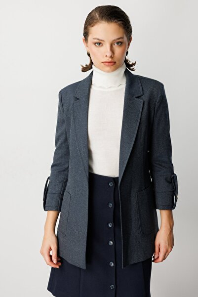 Ekol Kolu Apoletli Torba Cepli Ceket