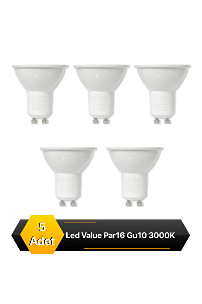 Osram Led Value Par16 Gu10 3000K (5 Adet)