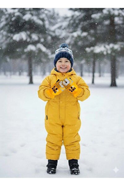 MİNİKO KİDS قفازات تزلج على الجليد KİTTİ 420-14 للأطفال من عمر 1-3 سنوات