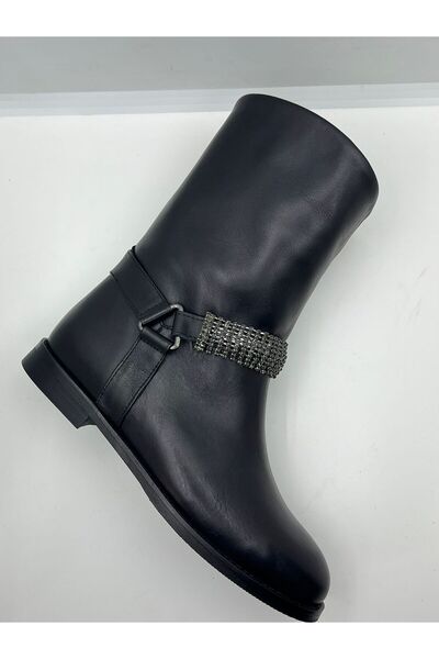 VEYİS USTA Genuine Leather Short Boots