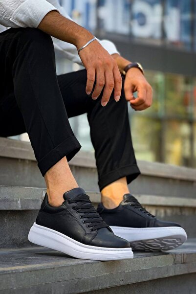 KB Men's Shoeskb-Dx46 Kuback Black Leather Casual Men's Shoes