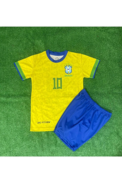 Genel Markalar Brezilya Neymar Dünya kupası klasik brezilya çocuk forması