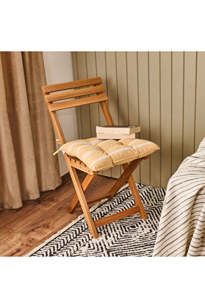 KUT FLY وسادة كرسي سوفت صن مادنس - خردل / إكرو - 43x43 سم