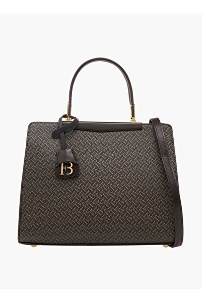 Flora Bella by Shoexpress Monogram Print Tote Bag with Double Handle - D 30 cms