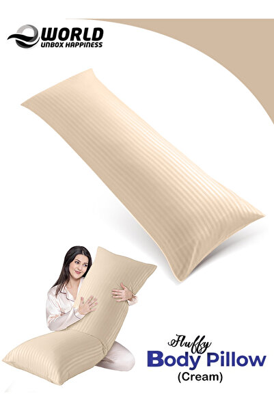 Eworld Premium Full Body Pillow 20x54” with Soft Cotton Cover, Ideal for Side...