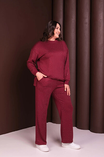 aytemas Set de jos-sus cu piatră în față cu imprimeu