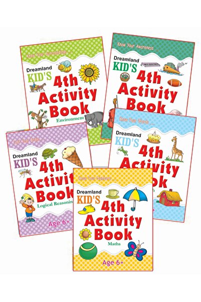 dreamland أنشطة للأطفال من عمر ٦ سنوات فما فوق - مجموعة كتب أنشطة من ٥ قطع | ...