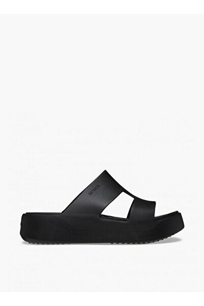 Crocs Women's Slip On Getaway Platform H-Strap Slide Sandals | 209409-001