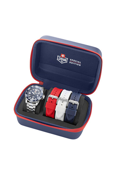 JDM Military Mike Plus Blue Sunray Men's Watch JDM-WG029-02