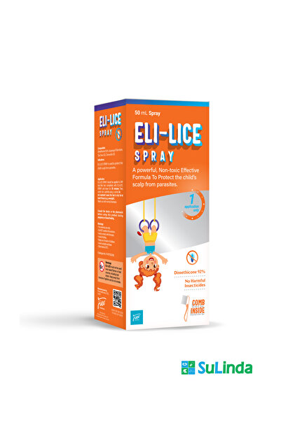 SuLinda Eli Lice Spray with Eucalyptus Oil 1% and Tea Tree Oil 60 ml