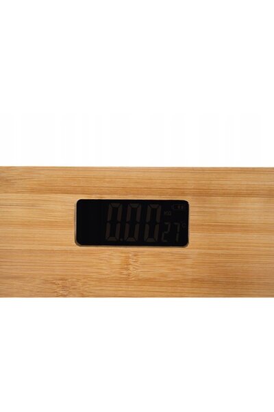 zola Bamboo bathroom scale, Led display, maximum weight 180 kg