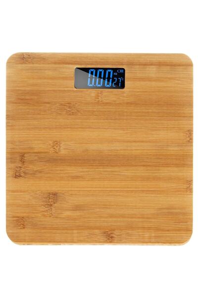 zola Bamboo bathroom scale, Led display, maximum weight 180 kg