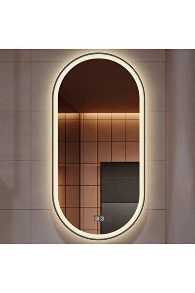 Smack Oglindă de baie LED premium cu senzor anti-aburire și tactil, lumină re...