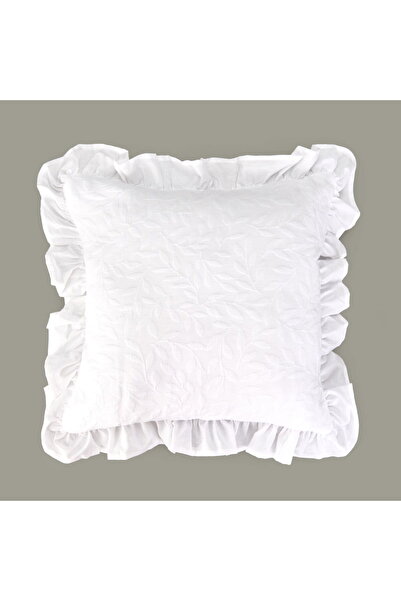 KUT FLY غطاء وسادة ناعم من ماورو - أبيض - 45x45 سم