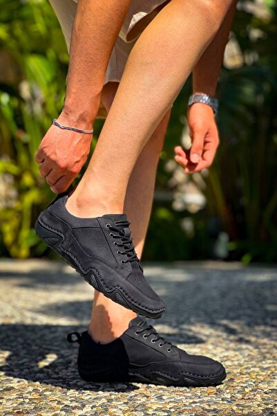 KB Men's Shoeskbdx1 Kuback Black Leather Casual Men's Shoes