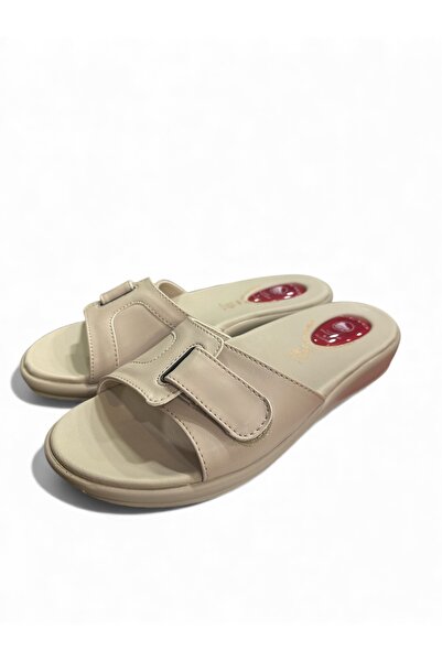 Ceyo Πλήρες Ορθοπεδικό Ανατομικό Μπεζ Ειδικό Παντόφλες για Τακούνια