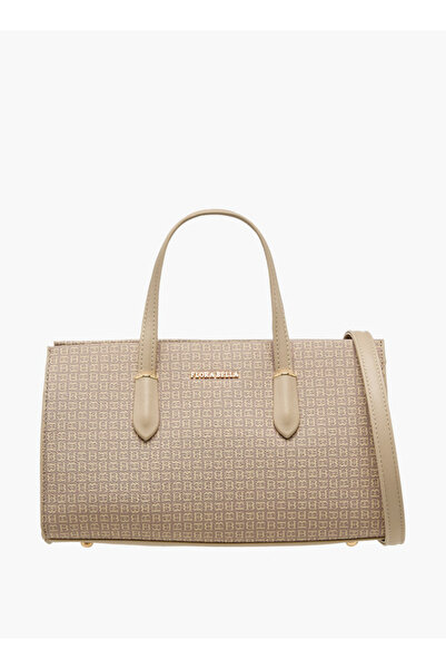 Flora Bella by Shoexpress Monogram Print Tote Bag with Double Handle - D 7.5 cms