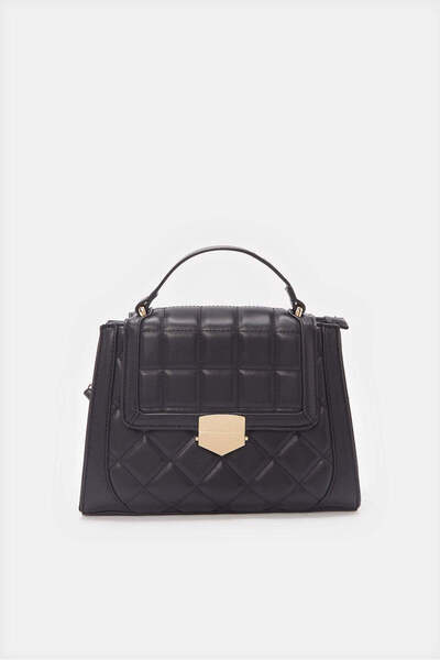 REDTAG Women Black Embellished Day Bag