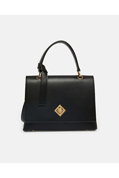 REDTAG Women Black Embellished Day Bag