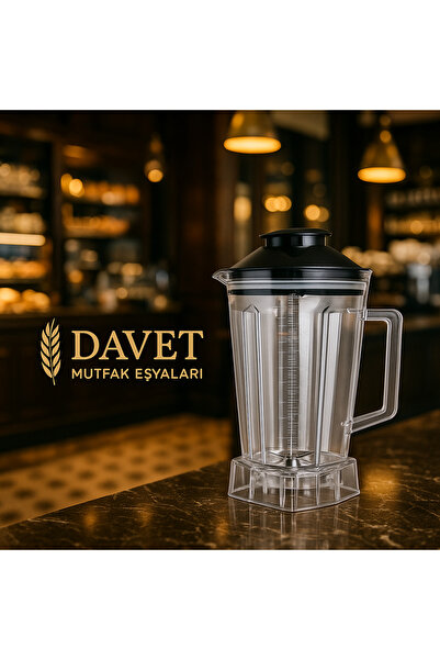 Veliday Profesyonel Bar Blender Polikarbon Yedek Hazne Yedek Sürahi 2 Litre