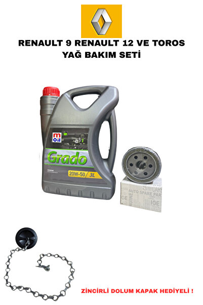 Moil RENAULT 12 VE TOROS YAĞ BAKIM SETİ