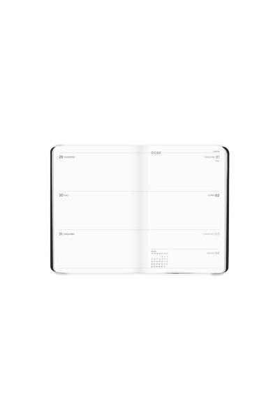 KESKİN COLOR Keskin 2026-A5 Hardcover Limited Edition Weekly Agenda - Green