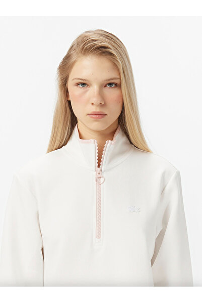 Lacoste Heavy Fleece Zipper Neck Sweatshirt