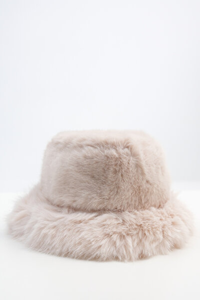 Addax Fur Plush Bucket Hat