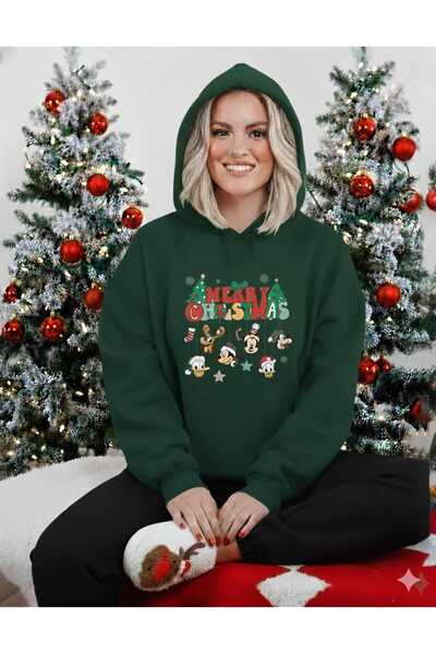 blausee wear LiyAdaCo Unisex Πράσινο Φούτερ Χριστουγεννιάτικο Πάρτι με τύπωμα...