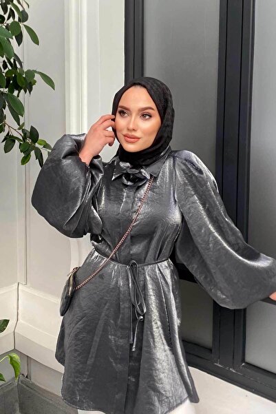 nslook Concept Store HOOOPSTORE ÇİÇEK AKSESUARLI GÖMLEK