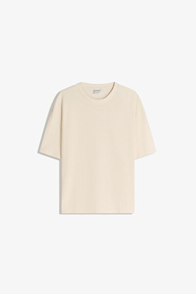 Bershka Textured short sleeve T-shirt