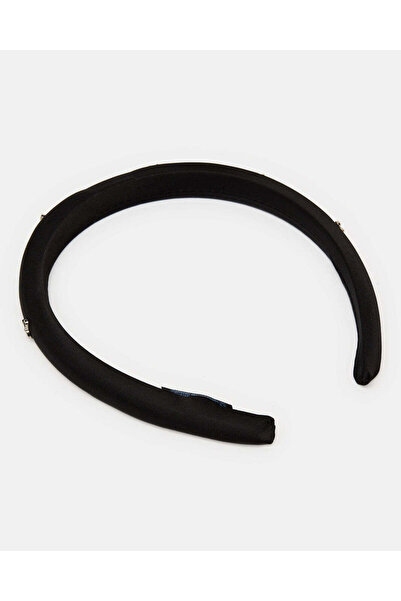 REDTAG عصابة رأس مزينة باللون الأسود للبنات