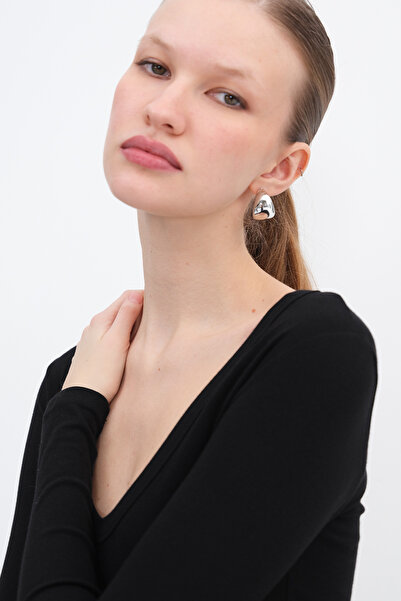 Addax Βασική μπλούζα με λαιμόκοψη σε σχήμα V B0425