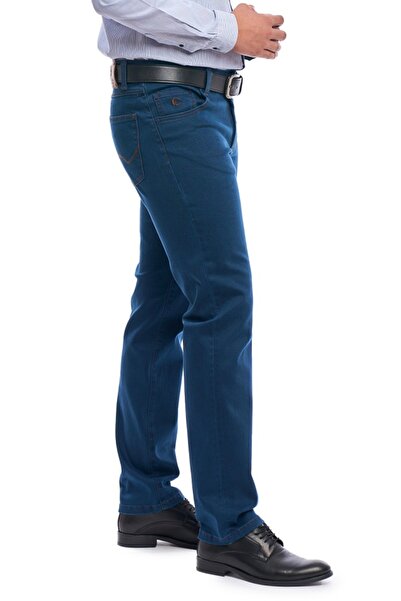 Centini Men’s Everyday Regular Fit Jeans, Rich Blue