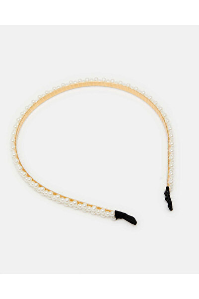 REDTAG Women White Embellished Headband Set (4 Piece)