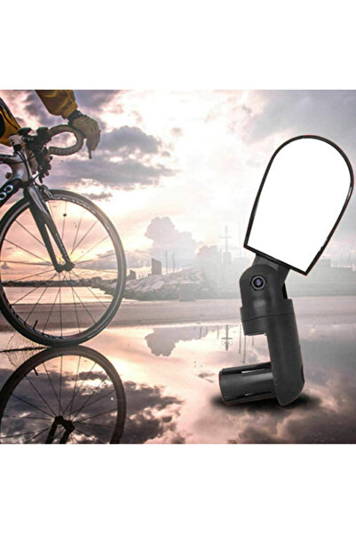 zola Rear view mirror for bicycle,adjustable, handlebar mount, plastic, black