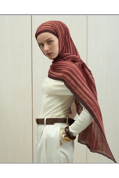 Gül Eşarp Muslin Cotton Shawl Camellia Scarf