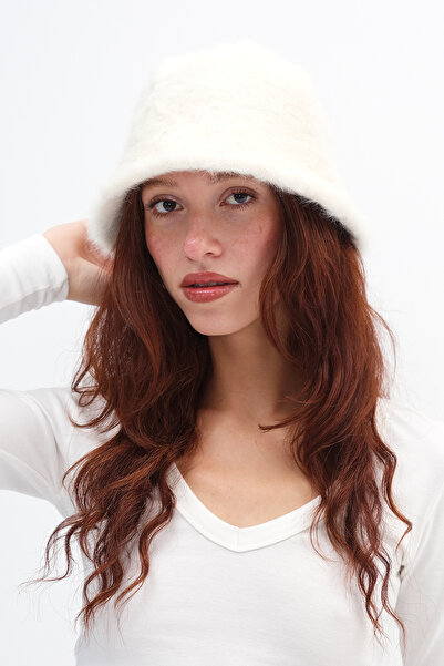 Addax Furry Bucket Hat Şpk1089