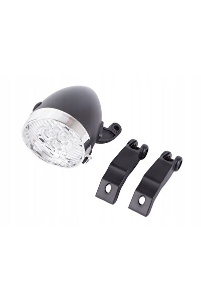 zola Ρετρό φως ποδηλάτου, 3 LED, τροφοδοσία με μπαταρία, πλαστικό, μαύρο/χρώμιο