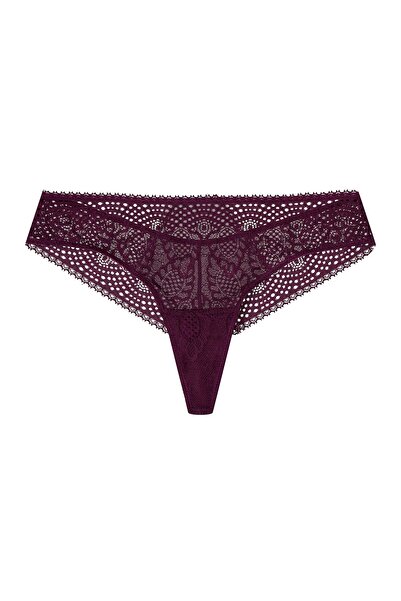 ESOTIQ Chiloți eleganți tanga pentru femei cu dantelă ajurata, confortabili și feminini | Marvela